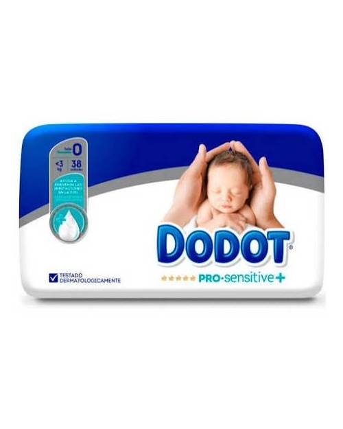 Dodot Pro Sensitive+ T-0 38 Unidades