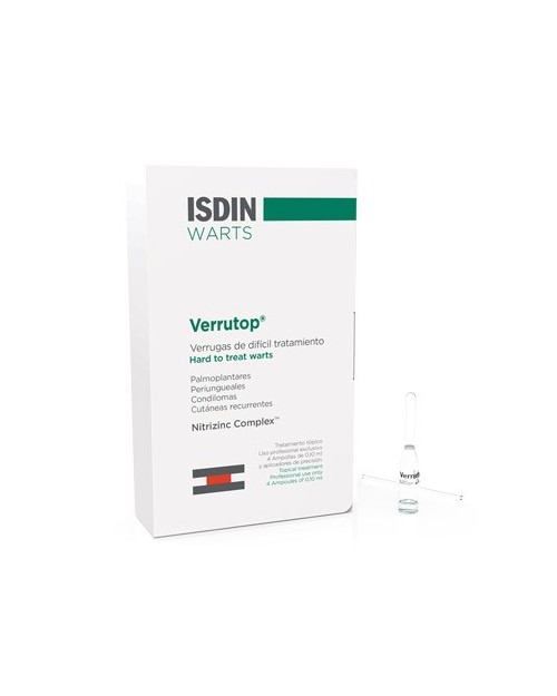 Isdin Verrutop 4 ampollas 0,10 ml