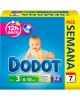 Dodot Pañales T.3 (4-10 Kgs) 32 Unds