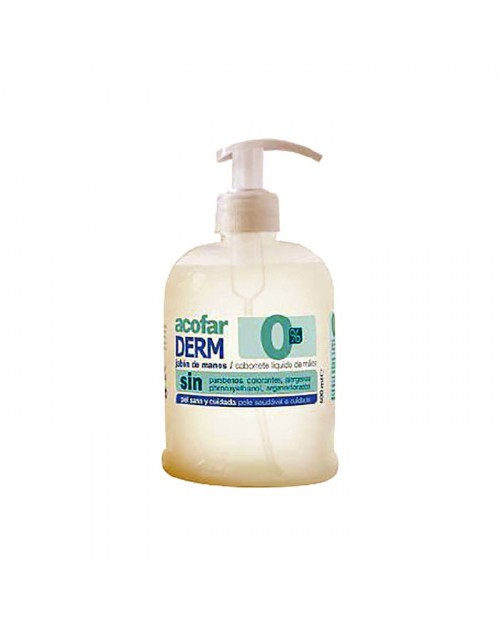 Acofarderm Jabón De Manos 0% 500 Ml