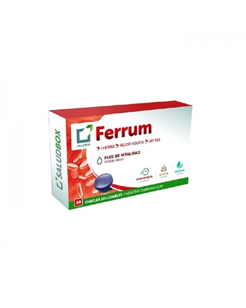 Saludbox Ferrum Plus de vitalidad 30 chicles