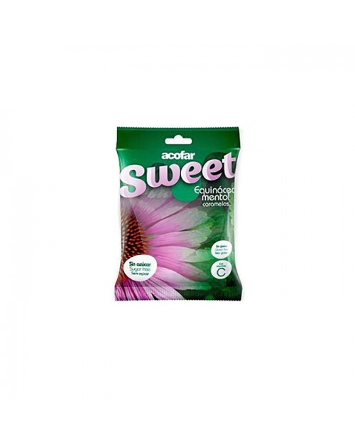 Acofarsweet Caramelos  Azucar  Equinacea Mentol Bolsa 60 G