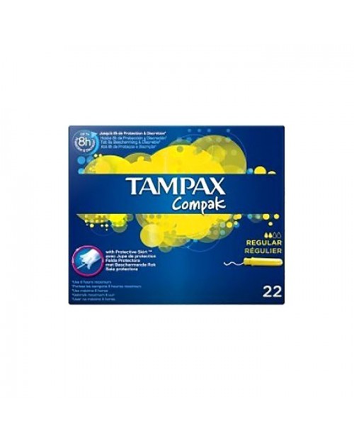 Tampax Compak Regular 22uds