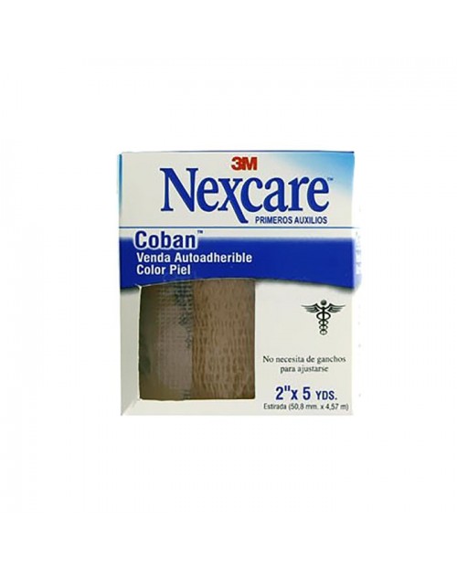 Nexcare® venda cohesiva color piel 2,5mx5cm