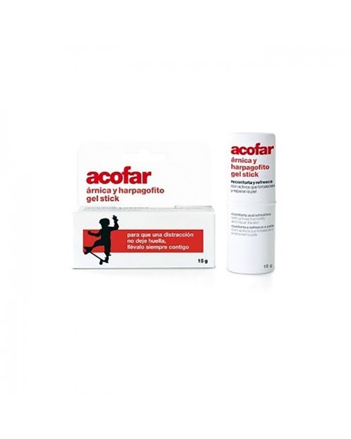 Acofar gel stick de árnica y harpagofito 15ml