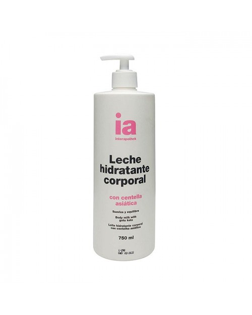 Interapothek leche corporal hidratante centella asiática 750ml