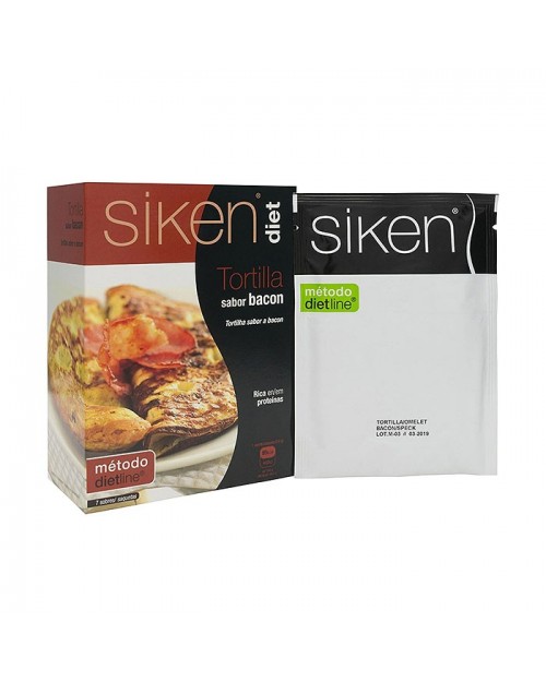 Siken Diet Tortilla de Bacon 7 Sobres