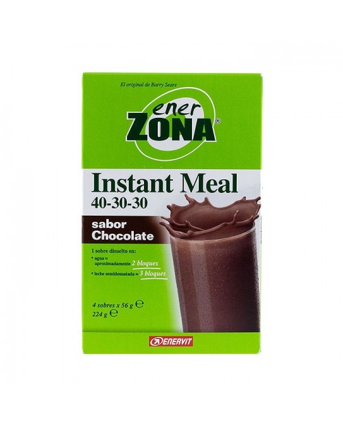 Enerzona Instant meal choco 4 sobres