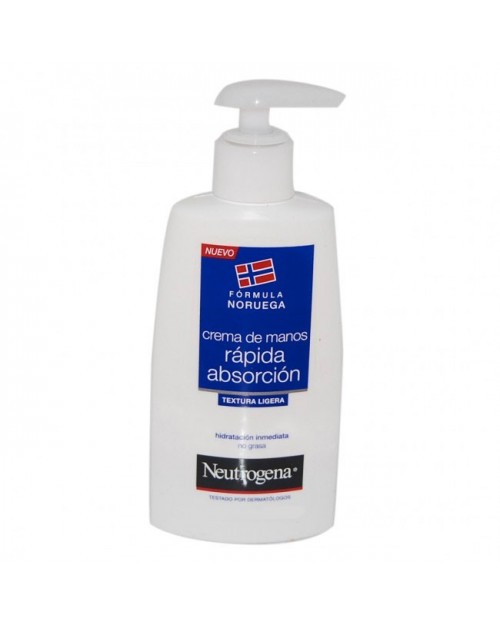 NEUTROGENA CREMA DE MANOS RAPIDA ABSORCION 140 ML CON DOSIFICADOR