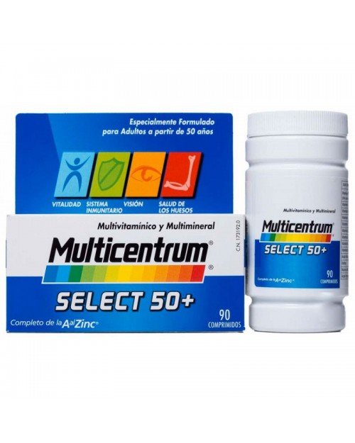 multicentrum select 50+ 90 comprimidos